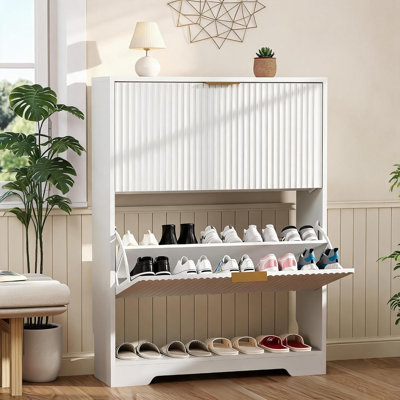 20 Pair Shoe Storage Cabinet