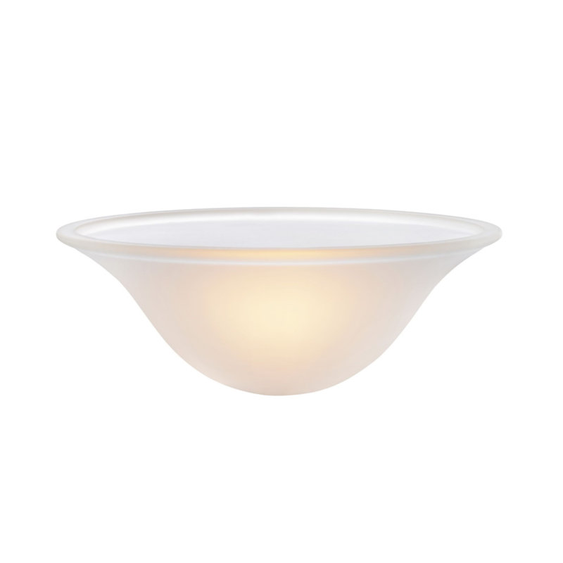Abat-jour en verre 13,25 po pour l'intérieur