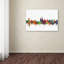 «Iowa City Iowa Skyline», reproduction d'impression sur toile-102058439-57213739