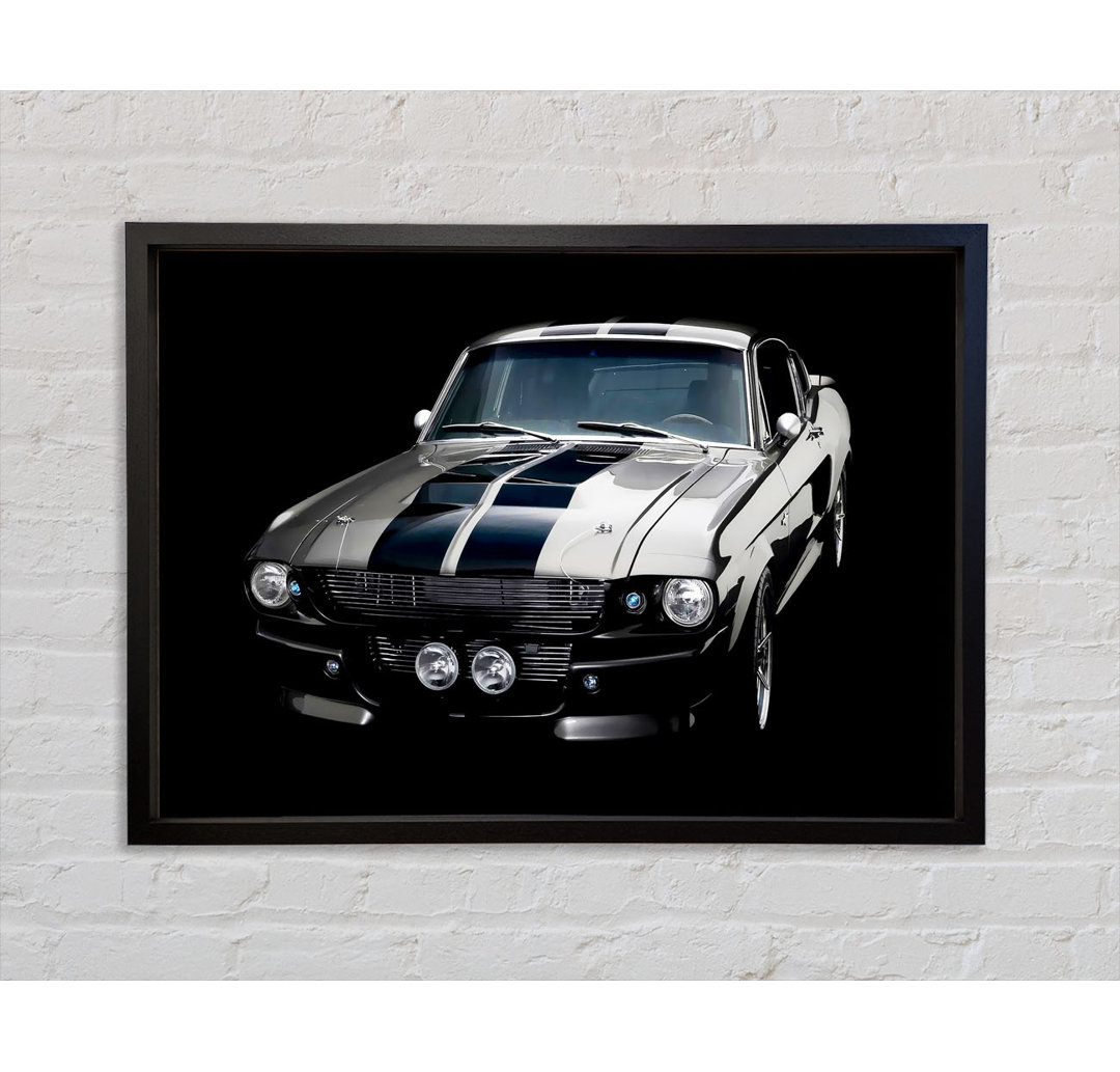 Mustang Stripes - Einzelner Bilderrahmen Kunstdrucke auf Leinwand