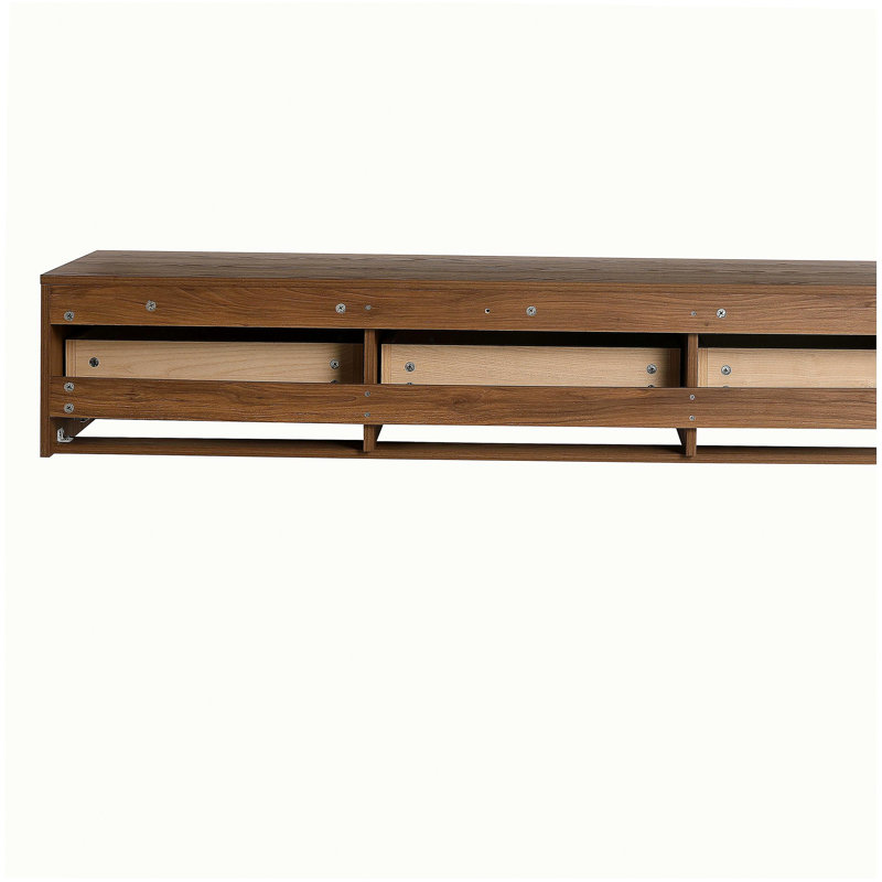 60" Bathroom Cabinet,Drawer,Float Mounting Design (Only Vanity, Without Sink)