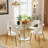 Upholstered Kitchen Dining Chairs (Set of 4)-1863387485-1863387484
