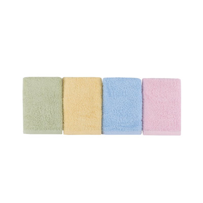 Ensemble de 4 serviettes de bain 100% coton