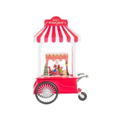 Red Santa's Workshop LED Display
