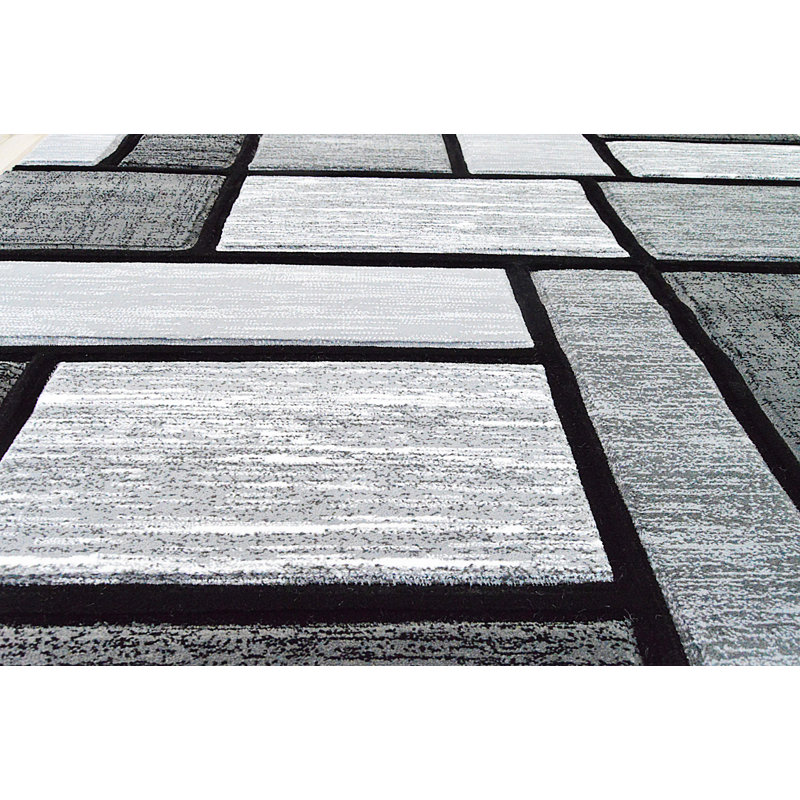 Mccampbell Abstract Indoor Rug, Rectangle 5' x 8'