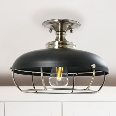Plafonnier semi-encastré 1 lumière 13 po Apsel
