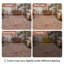 Tapis d'intérieur rouge / brun clair antidérapant Luftim-2048061092-2048061082