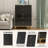 Wooden 5-Drawer Storage Cabinet Table