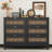 Wooden Dresser with 6 Drawers-991300971