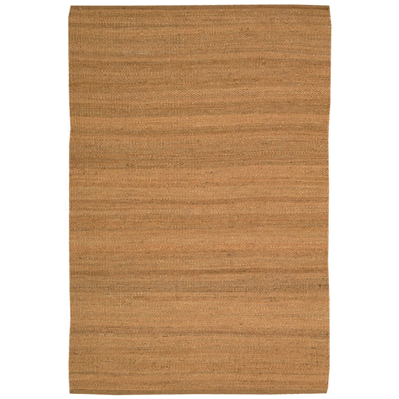Tapis brun tissé à la main Letona, Rectangle 4 pi x 6 pi