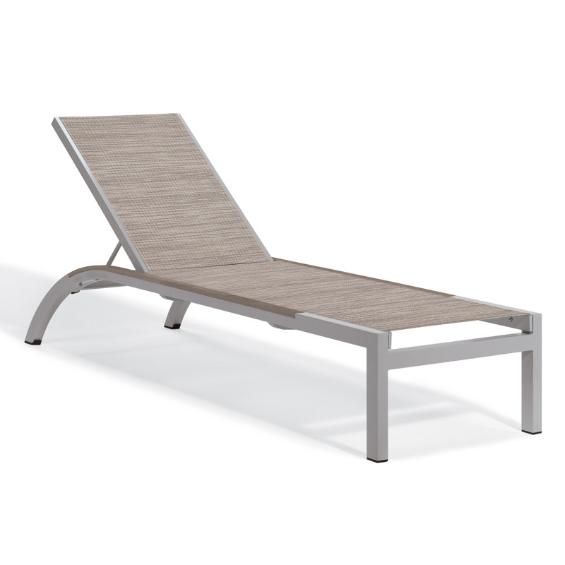 Argento Outdoor Chaise Lounge, Bellows