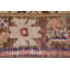 Tapis rétro, tapis neutres, petit tapis de 1,6 x 4,4 pi, tapis turc, tapis modernes, tapis froids beiges