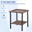 Table d'appoint d'extérieur en osier, petite table de bout carrée en rotin pour terrasse-1002017036-1002017039