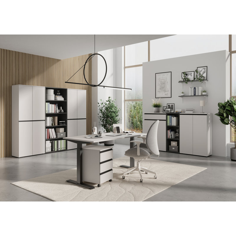 Bonares 40cm Wide 3 -Drawer Mobile File Cabinet