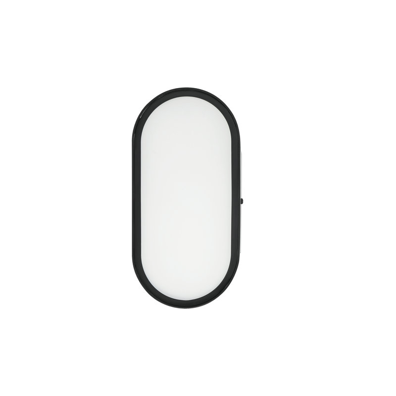 Plafonnier encastré à 1 lumière DEL à intensité variable Melody, Noir