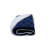 Throw Blanket 60"L x 80"W Polyester 1 Pack Reversible Navy Blue/White