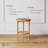 Clarissia Wood & Rattan Round End Table in Warm Pine-850891383