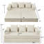 Canapé-lit pliable en chenille de qualité Boneless-132150060