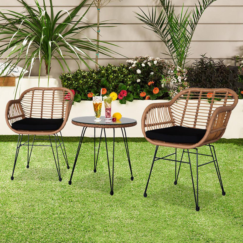 Baltz 2 Seater Rattan Conversation Set