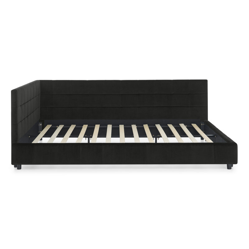 Verasha Upholstery Bed Frame, Black