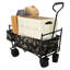Chariot de service de jardin avec capacité de charge de 270 lb avec chariot amovible