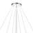 Seychella 3-Light Integrated LED Unique / Statement Tiered Chandelier