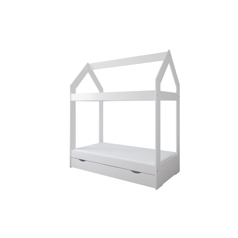 Peterlee Single-Short (90 X 160cm) Cabin Bed House Beds with Storage Included, 90 x 144 cm