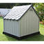 Niche pour chien en plastique gris 