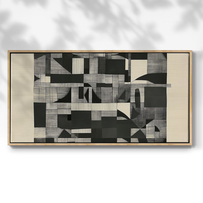 Série abstraite-DCCL XXXV- Toile tendue avec châssis tendue, prête à être accrochée