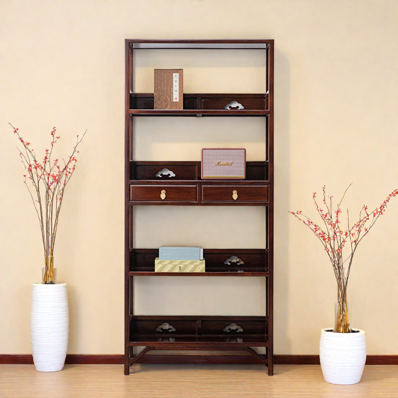 Bolindale, (4 tablettes) H 77,9 po x l 38,5 po x P 13,7 po, Marron foncé