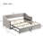 Twin Size Upholstered Daybed With Pop Up Trundle-1648939688