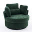 Swivel Armchair with Footstool-627896504