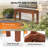 40-Inch Solid Wood Backless Outdoor Bench-139682316