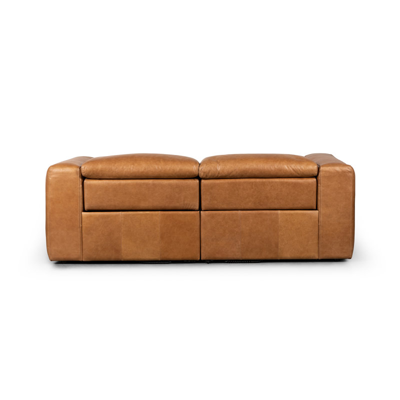 Radley 89" Power Recliner 2 - Piece Sofa, Sonoma Butterscotch Top Grain Leather