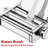 Gvode 3-in-1 Pasta Attachment Compatible with KitchenAid® All-Metal Roller & Cutters, Cleaning Brush