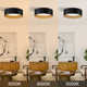 Bodine 1 - Light Unique/Statement Drum LED Flush Mount