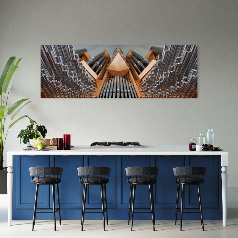 Intricate Pipe Organ by Bragi Ingibergsson - - Wrapped Canvas Panoramic Print, 152.4 cm H x 50.8 cm W