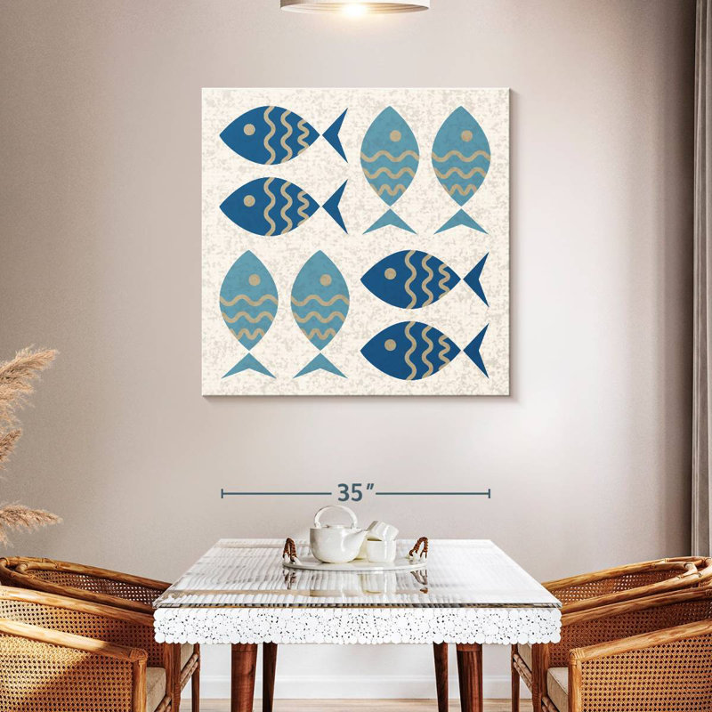 Brampt Fish Academy, 39" H x 39" W