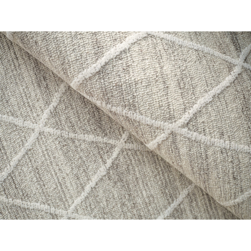 Kodiak hand-tufted New Zealand Wool Beige/Ivory Area Rug