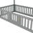 Wood House Bed With Fence And Door-1999286534-1999286537