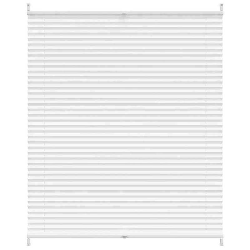 Room Darkening Pleated Blind, 110cm W x 100cm L, White