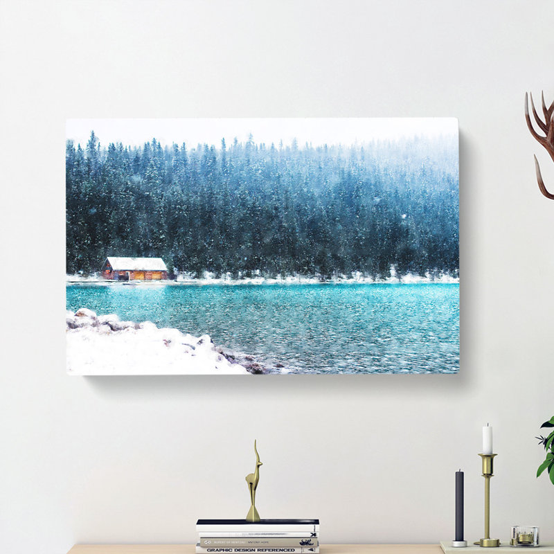 Lake Louise In Banff Canada - Wrapped Canvas, 60cm H x 91cm W x 3cm D