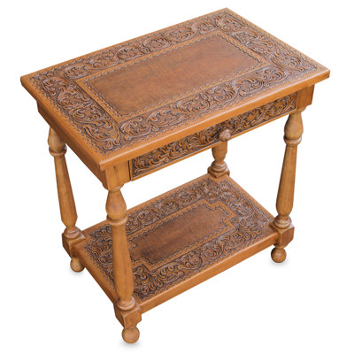Gabir Solid Wood End Table