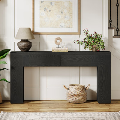 Table de 63 po avec 2 tiroirs cachés