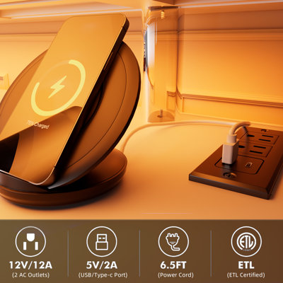 Meuble télé avec foyer 80 po, meuble télé à deux lumières DEL et console multimédia, pour téléviseur de 90 po ou moins, foyer électrique de 42 po et meuble télé