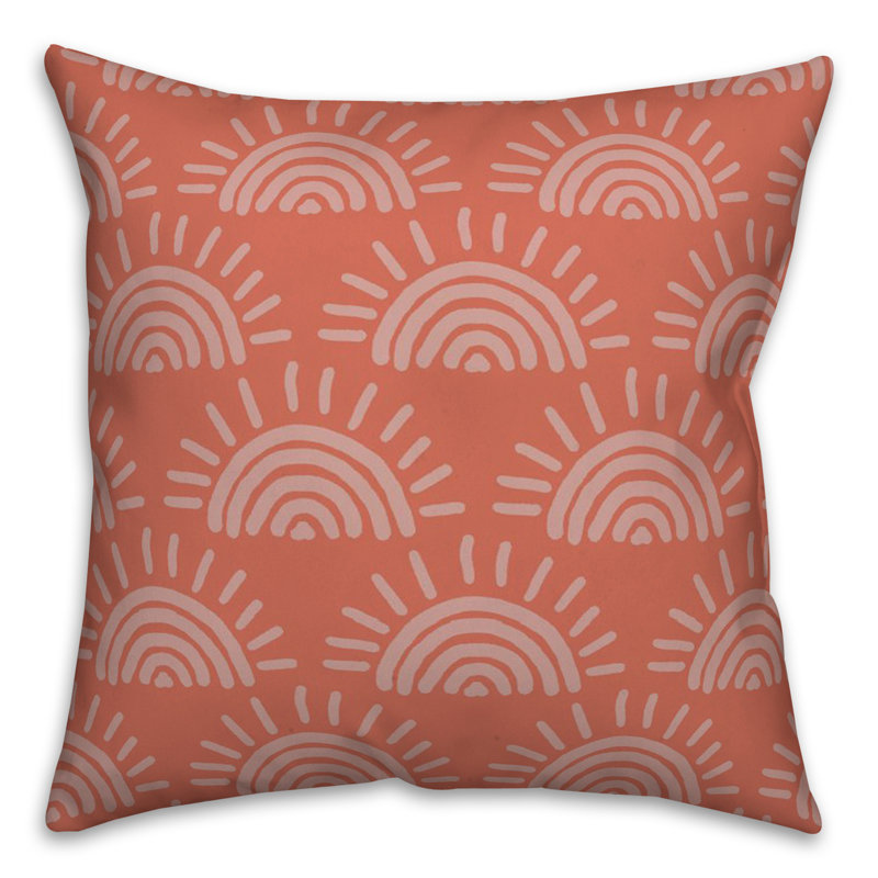 Reversible Throw Pillow, Pink