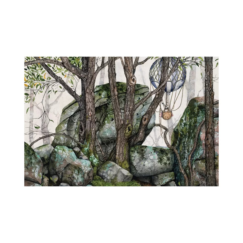 Wildwood by Maggie Vandewalle - Wrapped Canvas Painting, 20.32 cm H x 30.48 cm W
