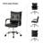  Lundgren Modern 22.2'' W Faux Leather Swivel Task Office Chair with Tufted Back-471402551