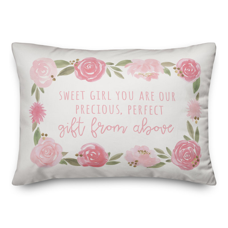 Precious Perfect Gift From Above Indoor / Outdoor Pillow