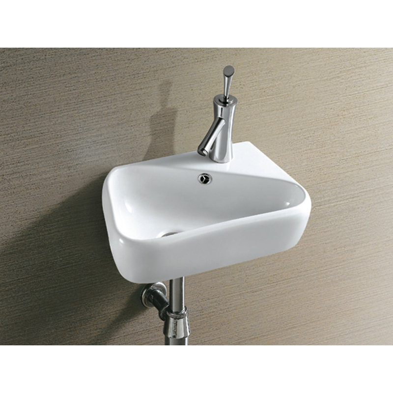 Elanti 11'' White Ceramic Rectangular Bathroom Sink